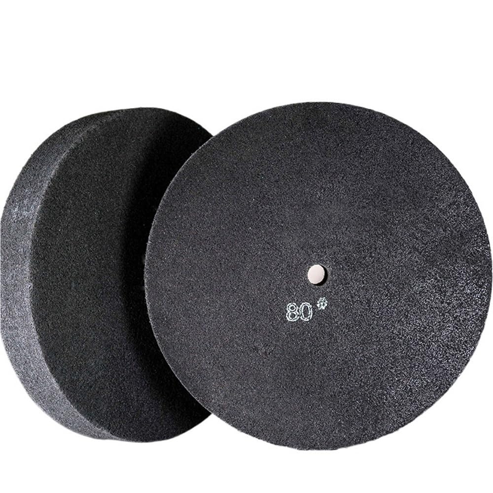 80 Grit 200x25x19mm Nylonowa tarcza polerska, wysoka odporność na ścieranie gumowa tarcza szlifierska, tarcza z włókna ciągnącego 1 szt.