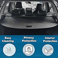 Vista 6 de Cubierta de carga para Toyota Rav4 2018 Accesorios 2013 2014 2015 2016 2017, (cubierta adicional) Funda retráctil de cuero para maletero Rav4