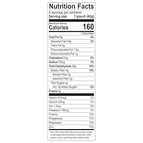 Miniatura 3 de Better Oats Bare Organic - Paquetes de cereales calientes multigrano, avena instantánea, textura gruesa y abundante, orgánico USDA, caja de 8 bolsas