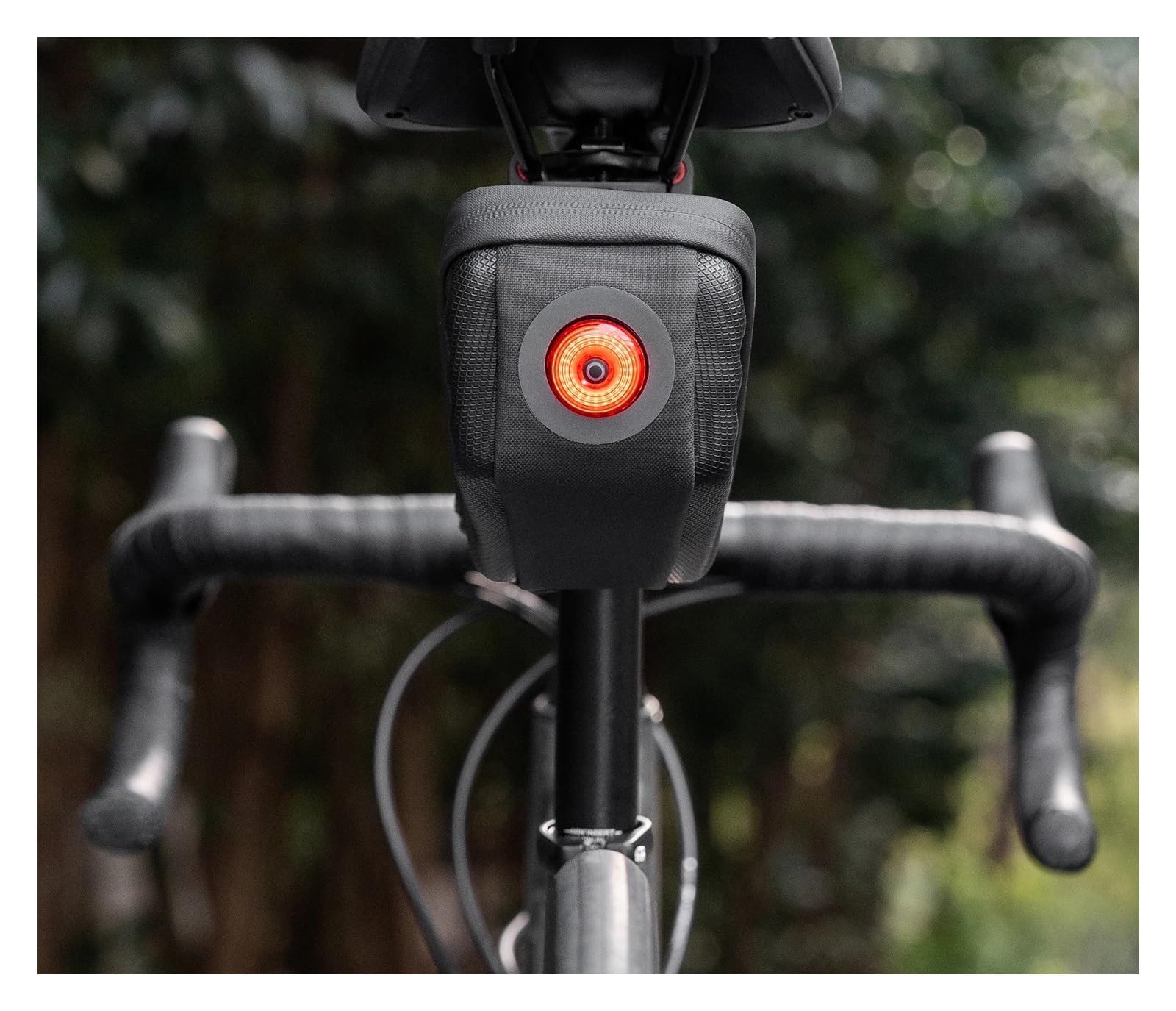 Borsa da sella for bicicletta impermeabile con guscio rigido da 1 pezzo | Conservare piccoli attrezzi for il ciclismo notturno quotidiano.
