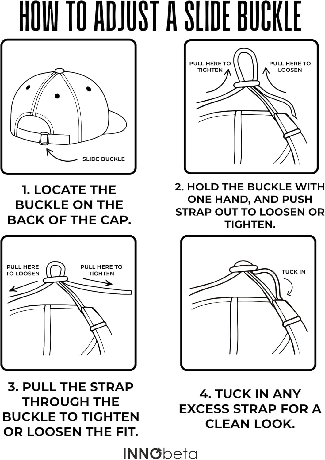 InnoBeta Black Cat Lovers Gifts for Women, Men, Adjustable Embroidered Hat for Birthday, Christmas - Image 7