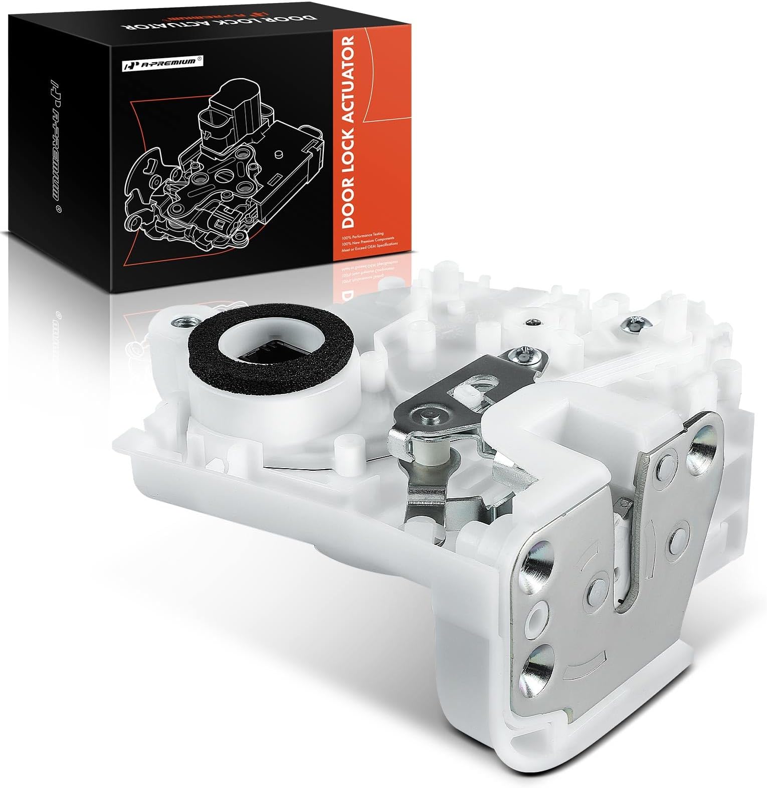 A-Premium Door Latch Lock Actuator Compatible with Honda CRV CR-V 2007 2008 2009 2010 2011, L4 2.4L Sport Utility, Rear Left Driver Door Lock Latch Actuator, # DLA1001, 72650-SWA-A01, 72650SWAA01