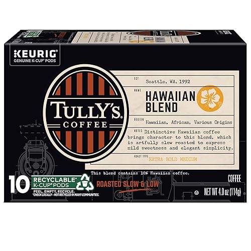Miniatura 37 de Tully's Coffee Italian Roast, Keurig Cápsulas K-Cup de una sola porción, café tostado oscuro, 72