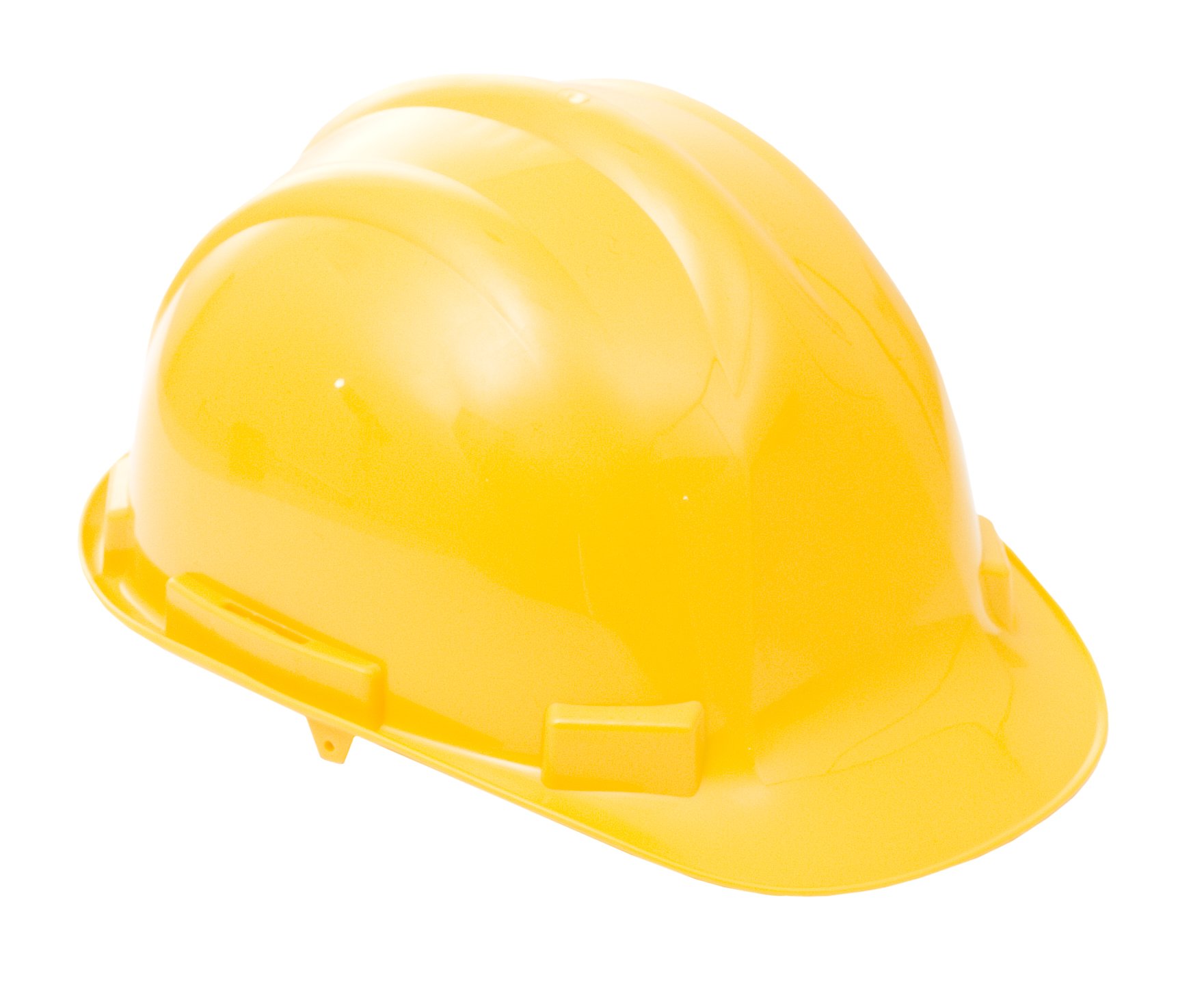 Casque de sécurité rigide Proforce jaune pour éviter les blessures sur site de travail