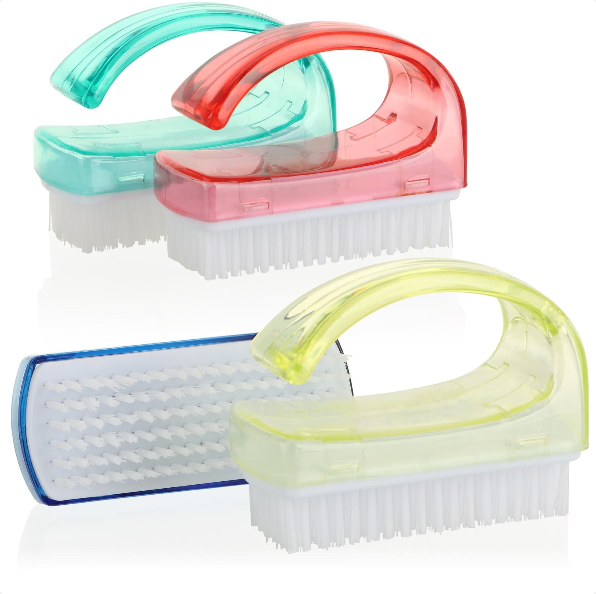 Set 3 Spazzole Per Pulizia Scanalature + 2 Spazzole Multiuso - Per Persiane, Finestre E Angoli Difficili - Foto 4