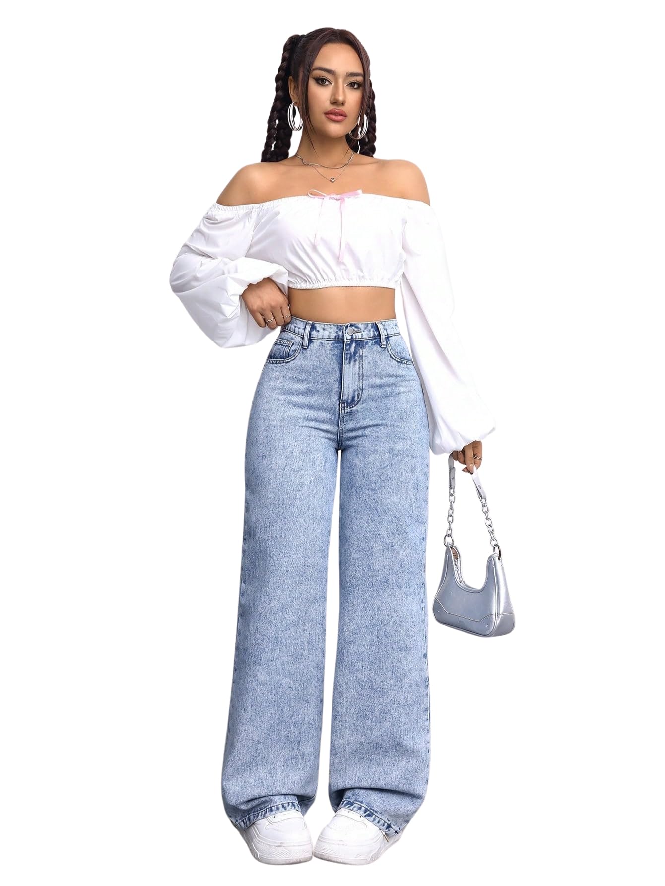 glossia Baggy Jeans for Women || Women Loose Jean Pants || Oversized Jeans for Women's || Wide Leg Jean's for Woman || Casual Jean's for Woman's || Loose Jean,s Pant for Woman (B0DTKBC2FQ)-picture-38
