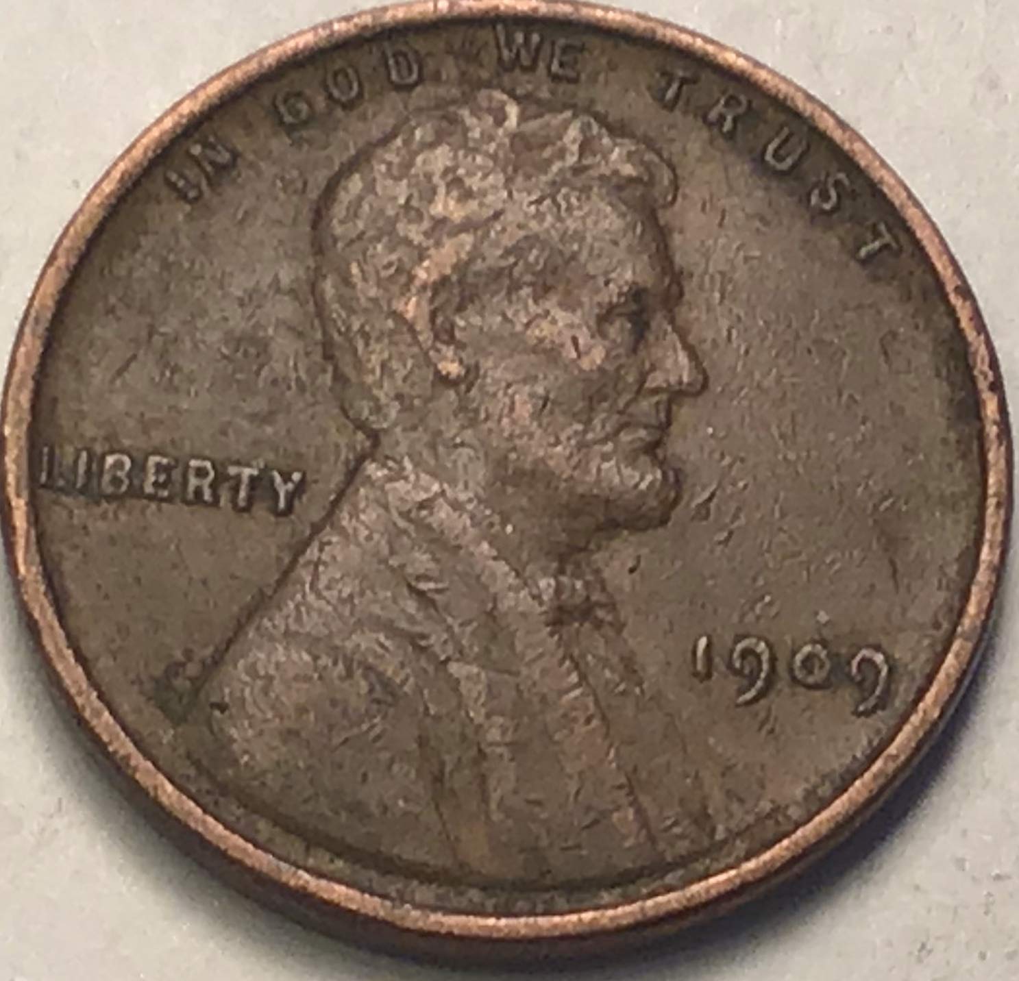 1909 P VDB Lincoln Wheat Cent Penny Seller Extremely Fine