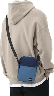 SEAFEW Mini Crossbody Bag Shoulder Bag for Men, Small Messenger Satchel Bag for Women
