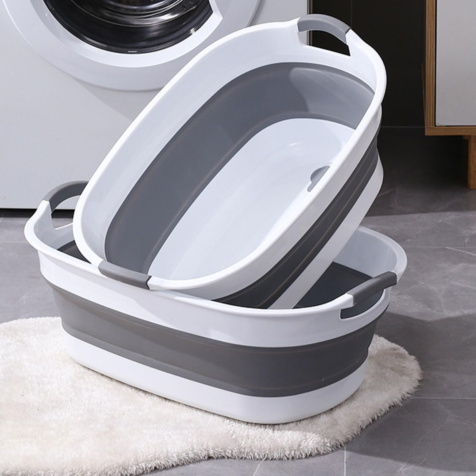 Bañera para el bebé Portátil, Plegable | Bañera Plegable para Lavado y Aseo de Perros Hogar, Viaje, Hotel, Apartamento