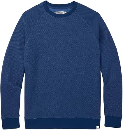Fair Harbor The Textured Tailwind Sweatshirt Mens Classic Lightweight Sweatshirt Incredibly Soft and Breathable