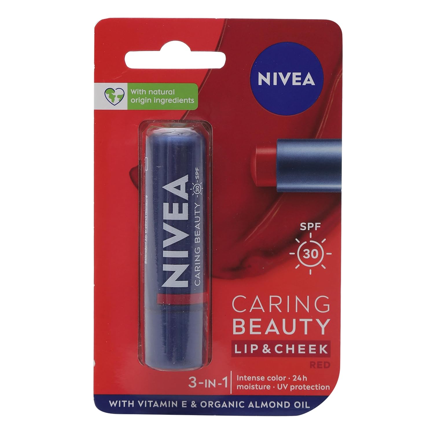NIVEA Lip Care, 4.8 Gm, Red pack of 1 NIVEA Lip Care, 4.8 Gm, Red pack of 1