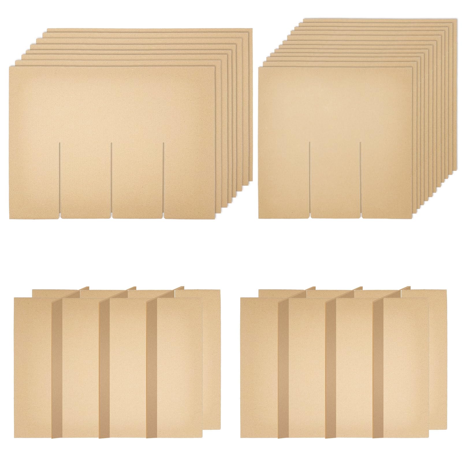 Photo 1 of 4 Sets Glass Divider Kits for Moving Dish Packing Kitchen Moving Boxes Kit Cardboard Dividers for Packing Shipping, Box Not Included