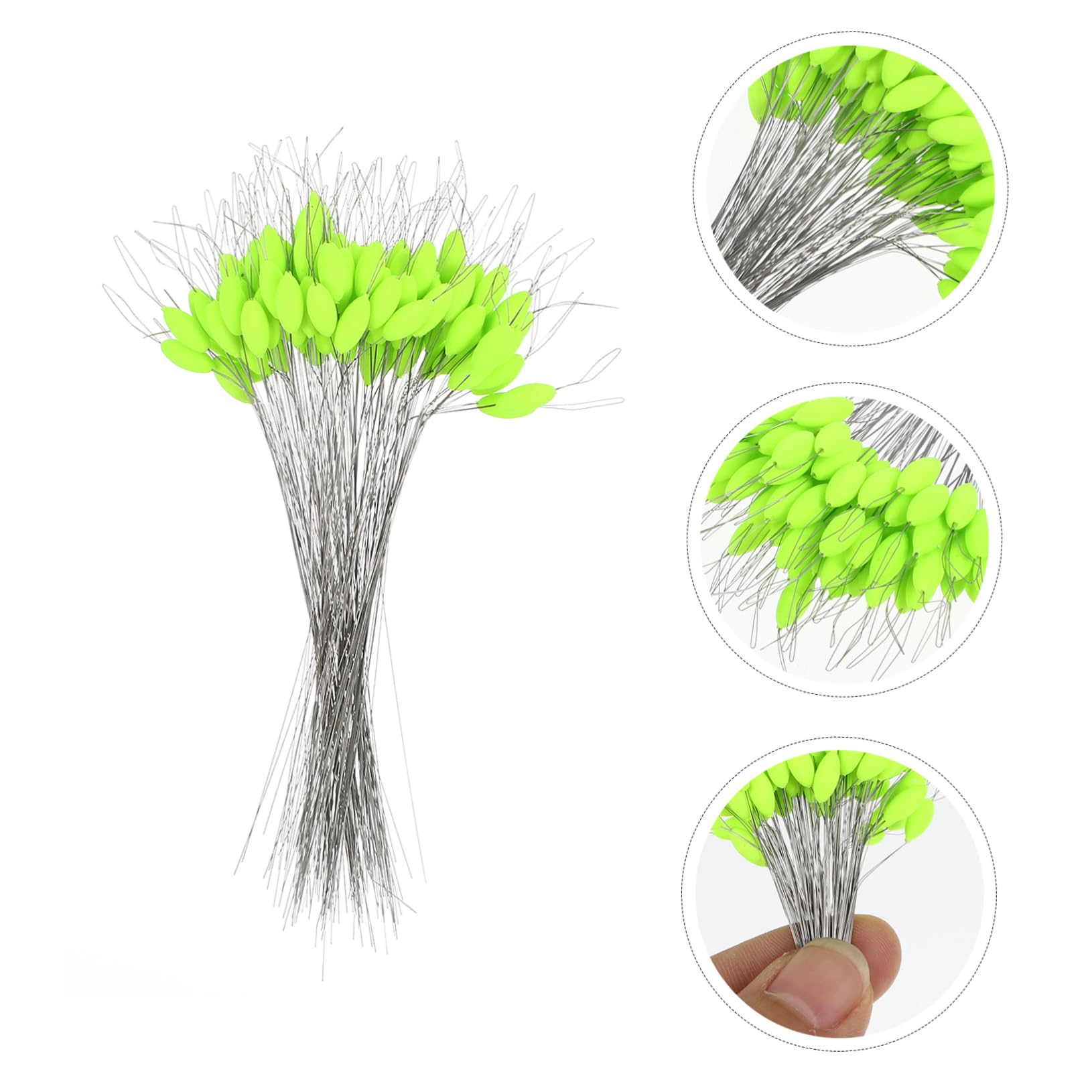 ibasenice Bouchons de Fluorescents de de Haute Flottabilité pour Observation Facile Outils de Durables Plastique pour Pêcheurs de Nuit