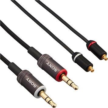 Sony MUC-M12BL2 Headphone ReCable 4.9 ft 1.2 m 3 Pole Mini Plug Support Balanced Connection MUC-M12BL2