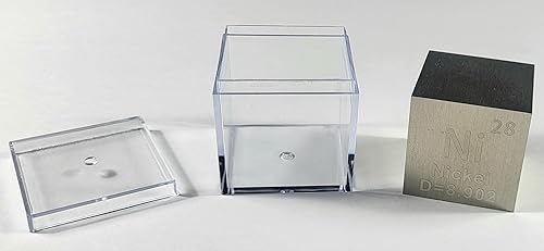 Miniatura 249 de Cubo de metal cobalto de 0.39 pulgadas (0.394 in) hasta un 99.9% puro elemento de tabla periódica de densidad grabada, colección de bloques