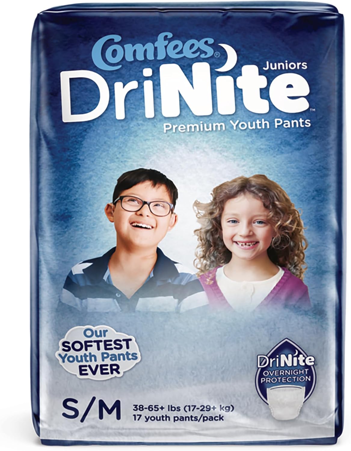 Disposable Unisex Youth Juniors Absorbent Pull On Underwear with Tear Away Seams, Small/Medium, Heavy Absorbency, 17 per Bag - Image 4