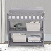 Vista 3 de Mesa para cambiar pañales Delta Children Eclipse con cambiador, gris