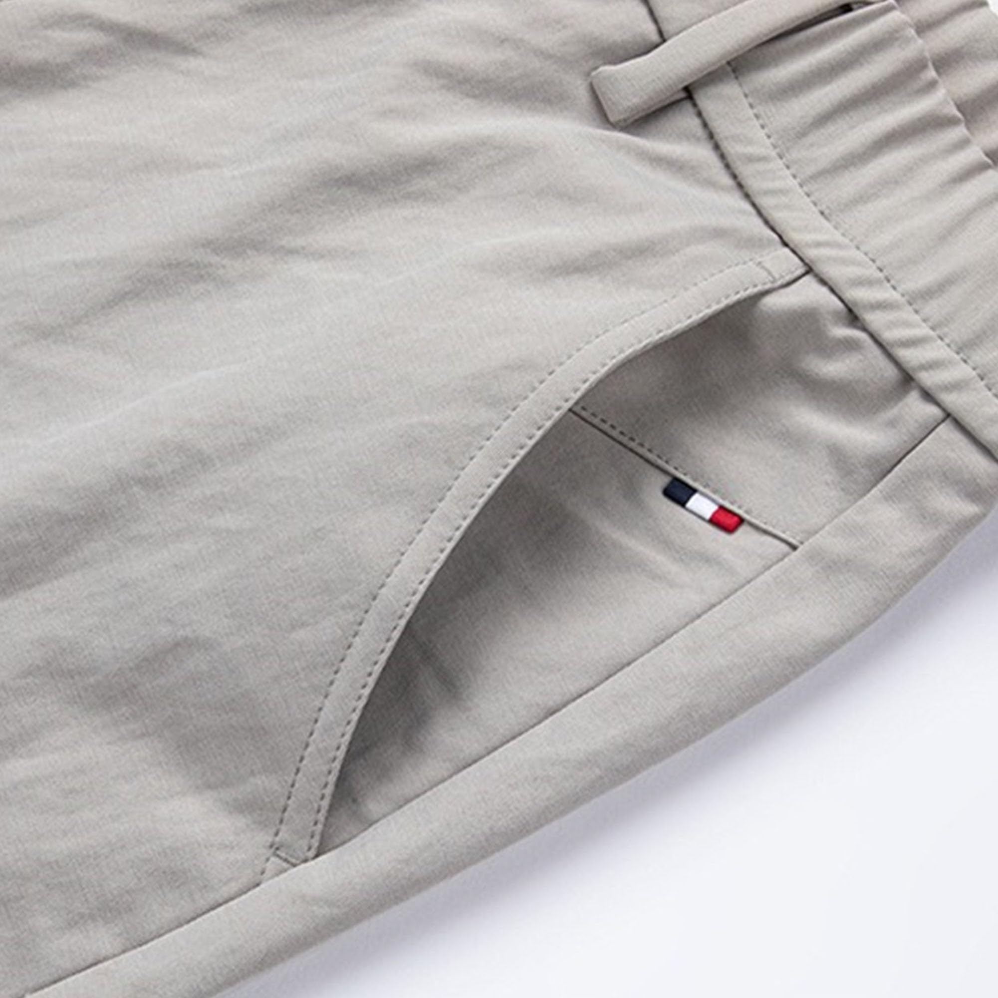 Estate Casual Cinque Quarti Pantaloni Shorts Uomo Business Straight Shorts Loose Fit con Tasche Maschio