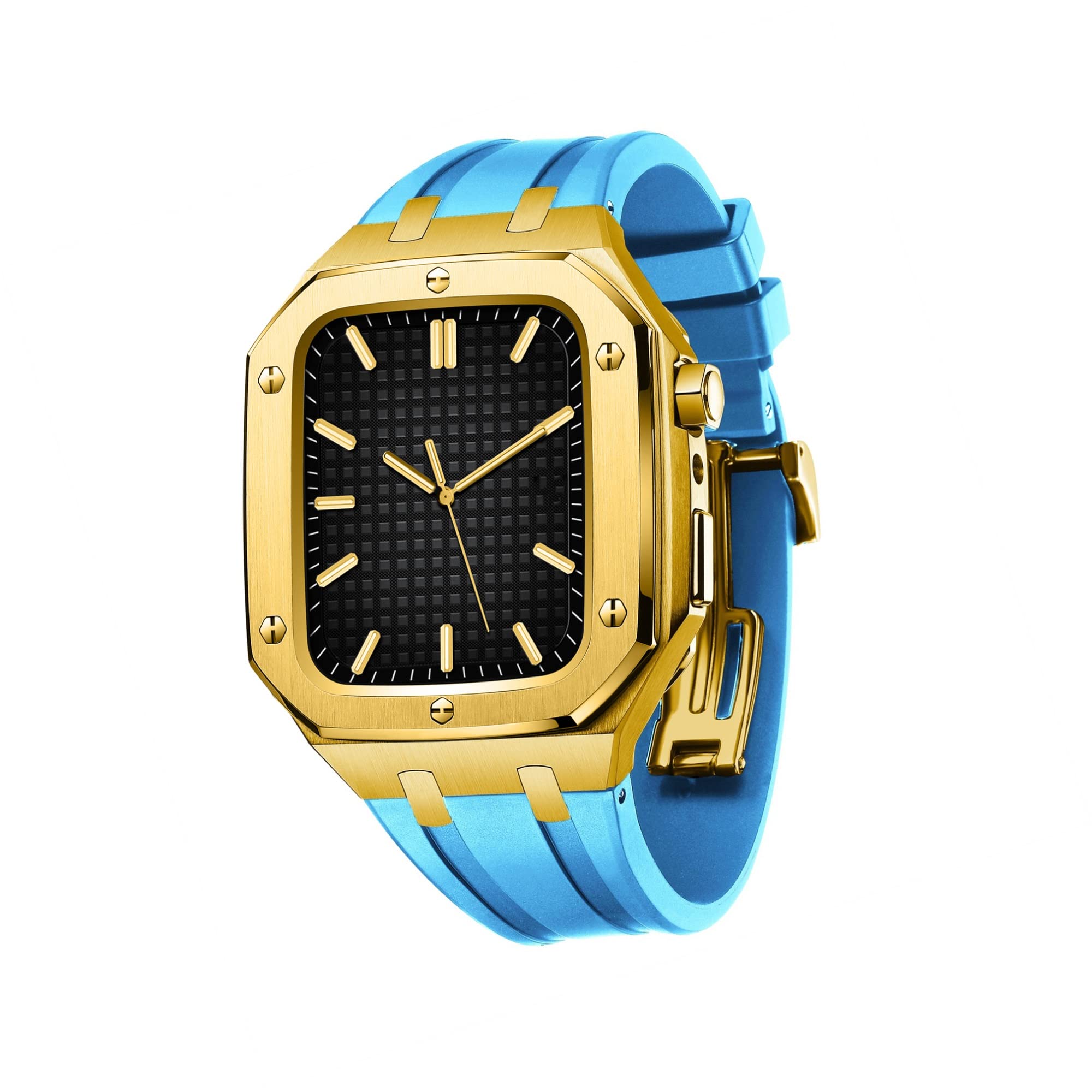 Bracelet et boîtier Apple Watch acier pour vos journées actives et soirées