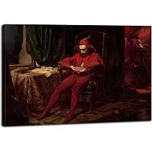 artprints1stop Canvas Print Wall Art - Stanczyk, 1862 by Jan Matejko - 36x24 inches