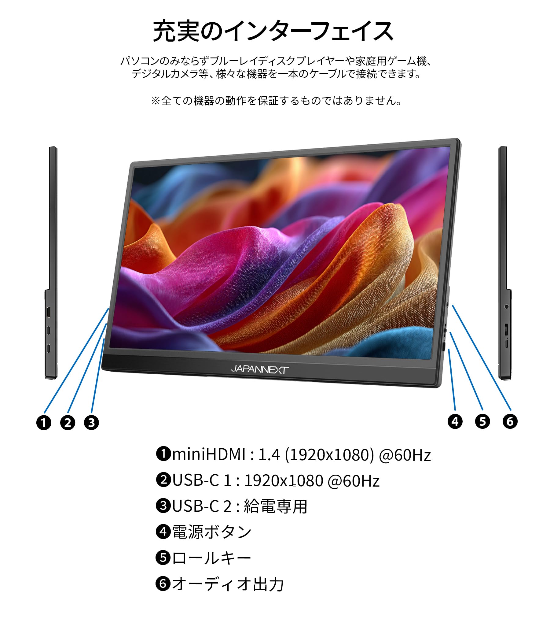 Amazon.co.jp: 【Amazon.co.jp限定】 JAPANNEXT 15.6インチ IPSパネル
