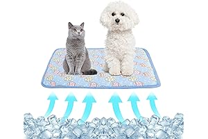 NACOCO Large Cooling Mat for Cats Ultra Soft Washable Outdoor Summer Mat