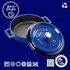Lava Casting Multi-Purpose Spring Pot Diameter (Ø) 24 cm -Trendy Blue