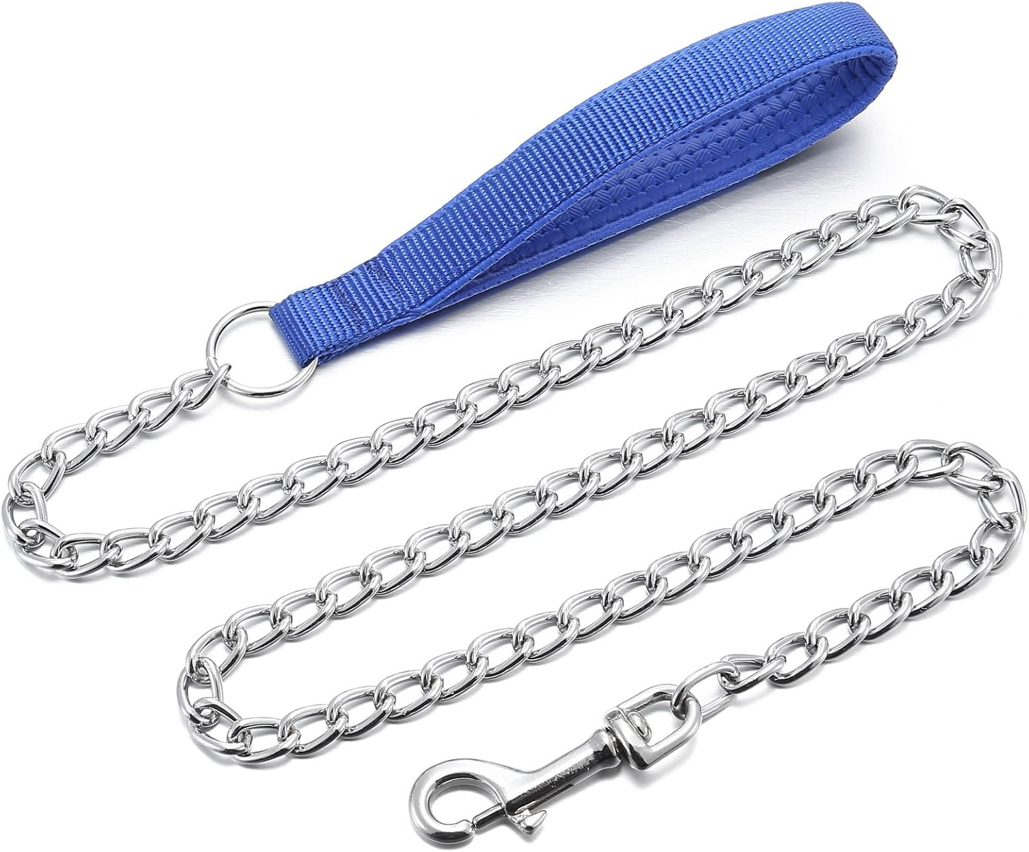 CozyCabin Chain Dog Leash, 4FT Heavy Duty Chain Link Dog