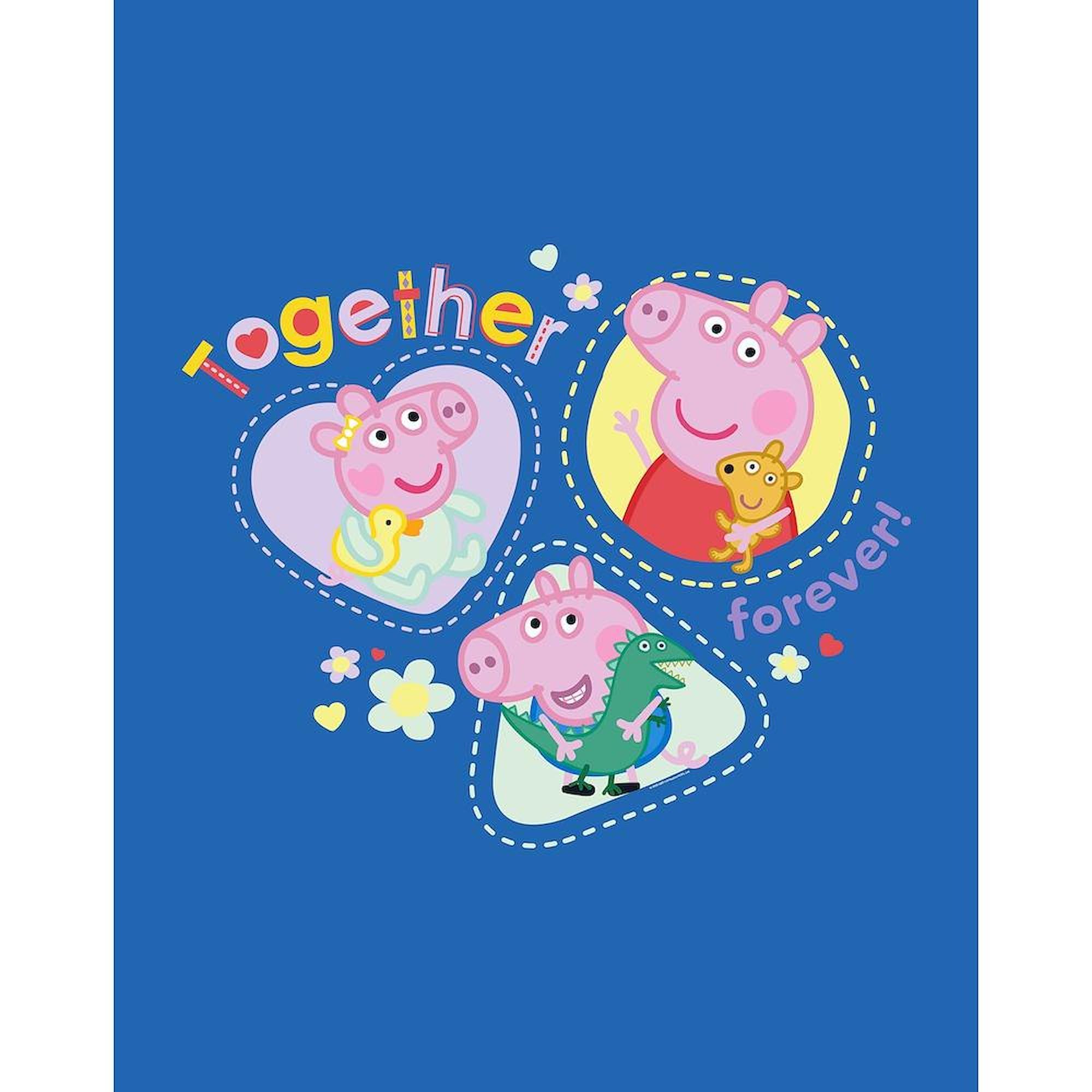 CafePress Peppa Pig: Together Forever Twin Duvet Cover, Printed Comforter Cover, Unique Bedding,