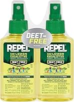Repel Plant-Based Lemon Eucalyptus Insect Repellent, Mosquito Repellent, Pump Spray, 4 Ounce, (Pack of 2)