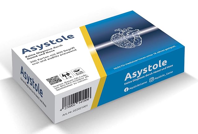 Juego de Cartas Asystole para médicos. Edición Alemana. Juego de Mesa sólo para médicos y Estudiantes…