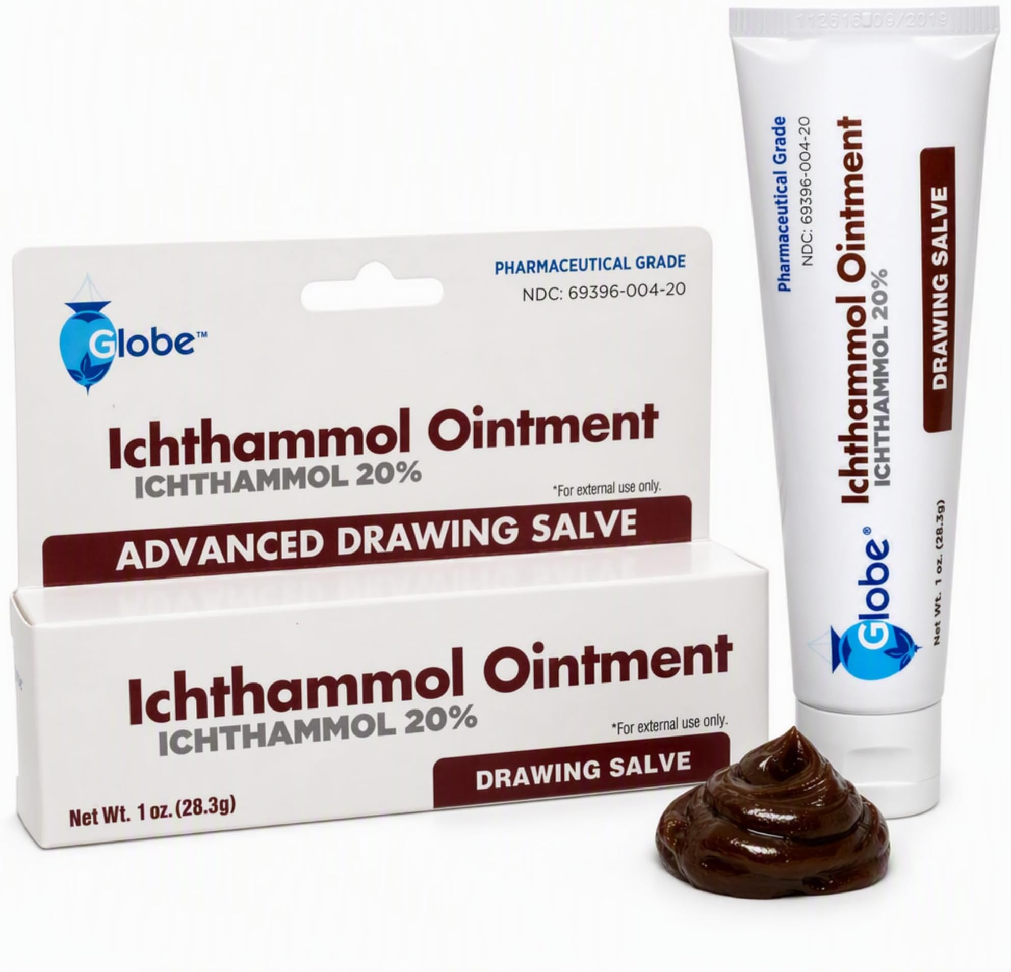 Globe Ichthammol Ointment 20% (Drawing Salve) 1 OZ
