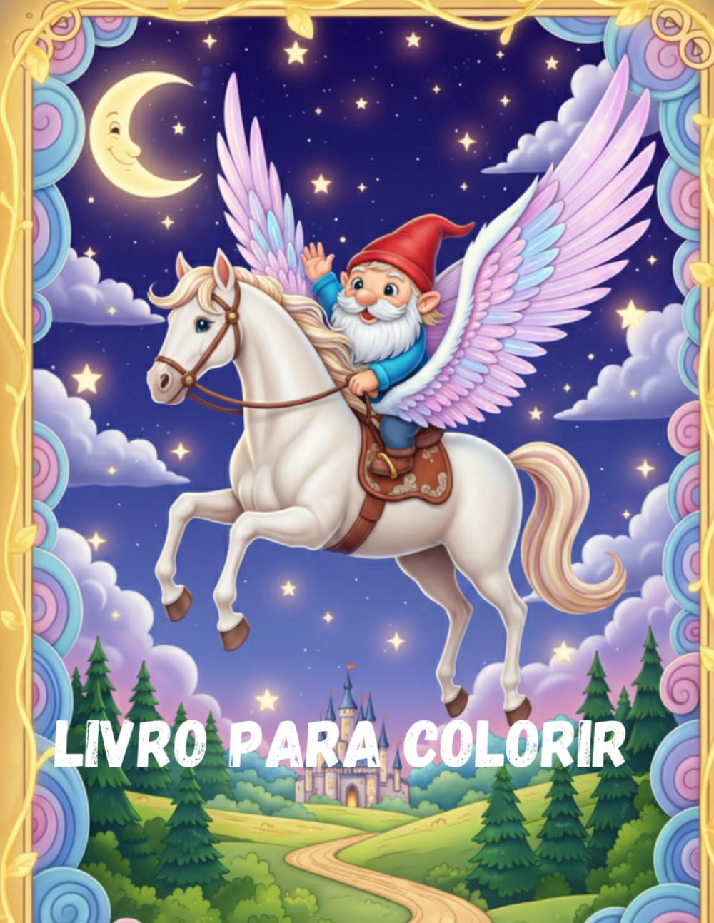 LIVRO PARA COLORIR GUINOMO: Aventura dos guinomos