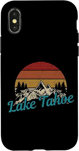 Miniatura 7 de iPhone 11 Lake Tahoe Vintage Mountains California Estuche de regalo