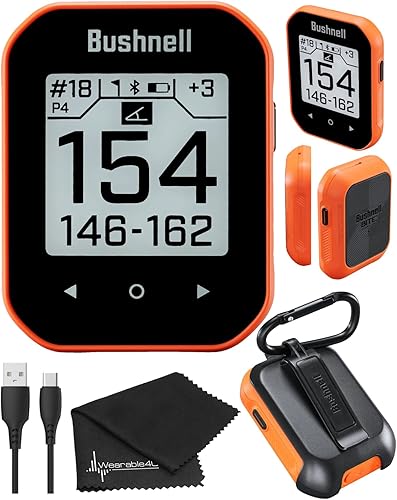 Miniatura 8 de Bushnell Phantom 3 Slope GPS Golf Green con tecnología Slope, pantalla táctil, soporte magnético para carrito con paquete de toallas Wearable4U