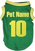 Vista 25 de Petitebella Personalize Camiseta para perro cachorro con tema nacional (Miami, S)