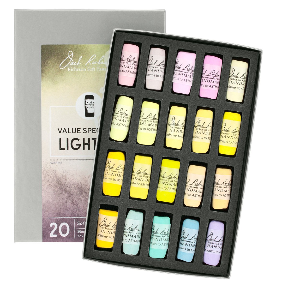 Lampes 4 Jack Richeson Value Spectrum lot de 20 pièces pour artistes