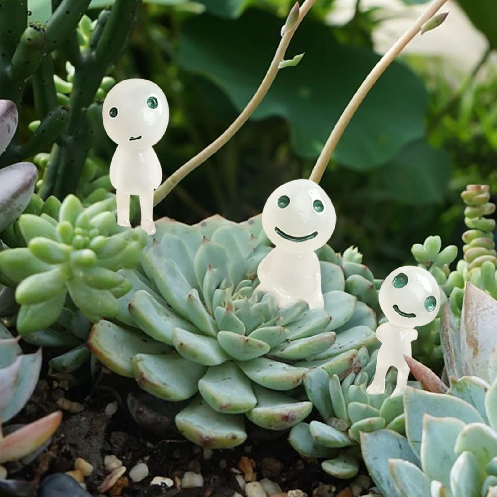 10 Stück Waldgeister Figuren - Leuchtende Baumelfen Für Garten Deko
