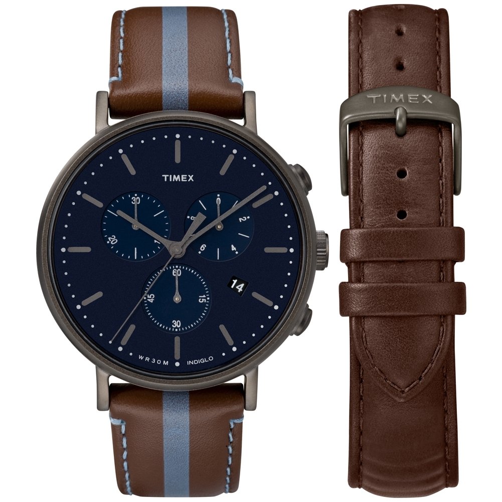 Timex Chronograph 41 mm Geschenkset TWG016