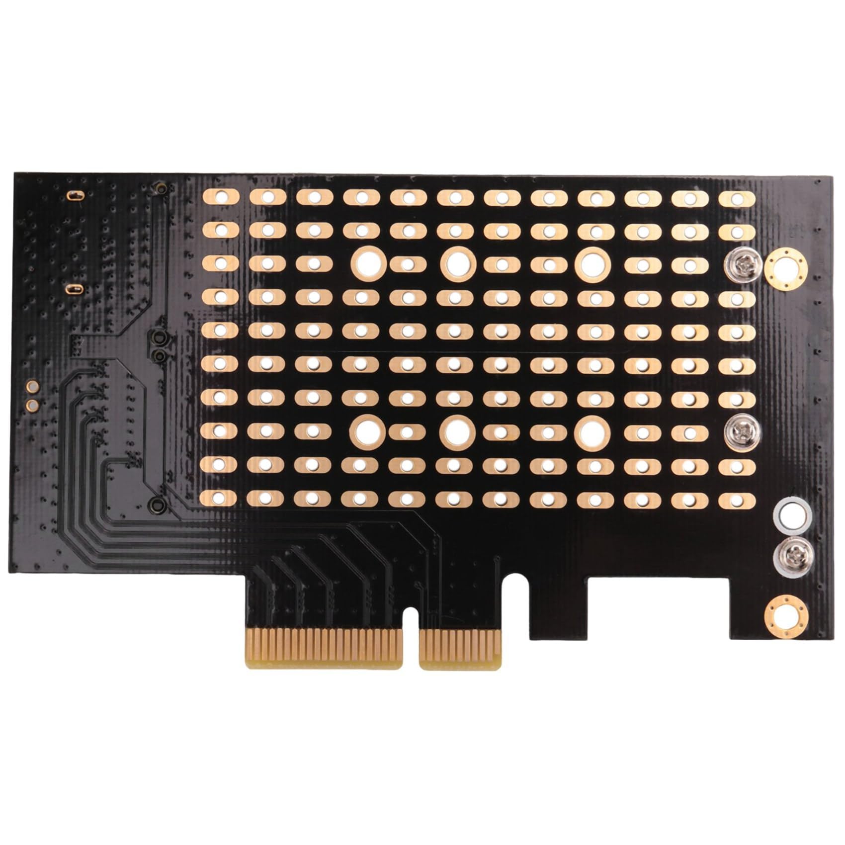 Bloepum 8X Pcie to M2/M.2 Adapter M.2 Ngff to Desktop Pcie X4 X8 X16 Nvme Sata Dual Ssd Pci Express Adapter Card