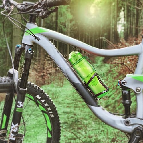 Miniatura 8 de Botella de agua deportiva Zorri, 400500700ml1L, sin BPA, a prueba de fugas, ligera, botellas Tritan para exteriores, camping, ciclismo, fitness,