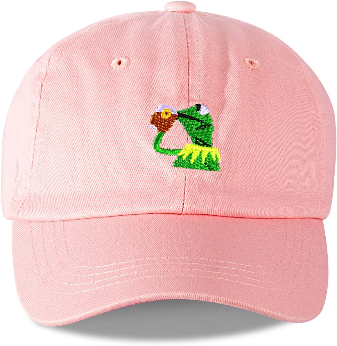 Raylarnia Kermit The Frog Embroidered Baseball Cap - Adjustable Funny Dad Hat for Men Women
