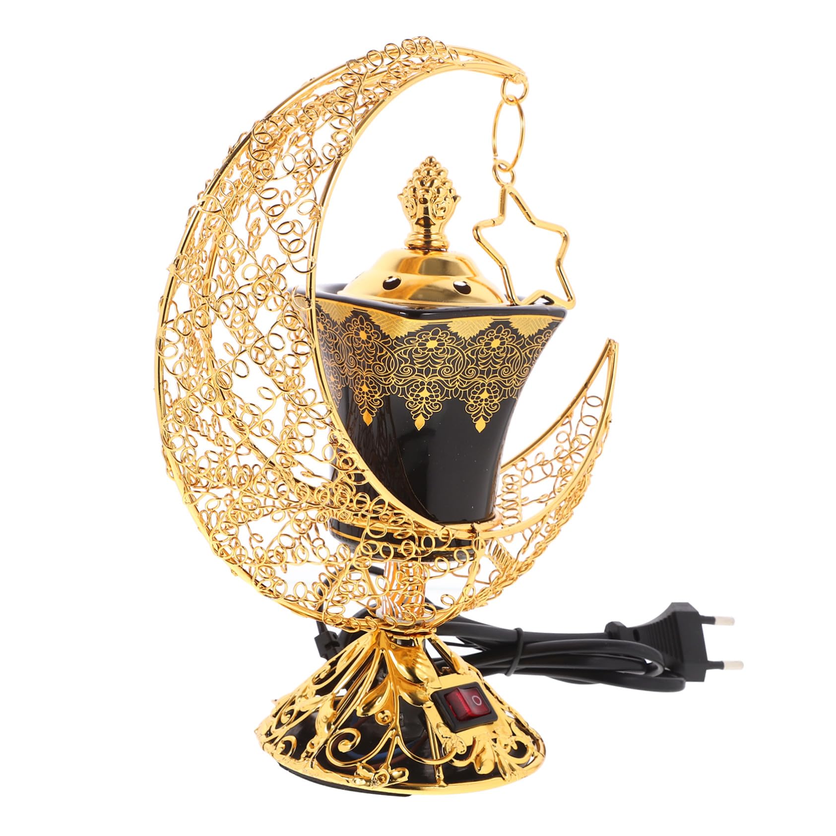 Brûleur électrique arabe céramique pour bureau et décoration de table élégante