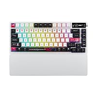 ASUS ROG AZOTH X Tastiera Gaming Senza Fili Personalizzabile, Bianca