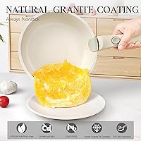 Vista 5 de GiPP 5Pcs Pots and Pans Set Non Stick, Cookware Sets Nonstick Detachable Handle, Induction Kitchen Set Removable Handle, RV Cookware set, Oven Safe