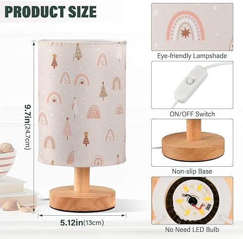 Miniatura 3 de Night Lampsnight Light Travel Night Light Creative Pink Christmas Rainbow Table Lamps for Boys Dorm Room