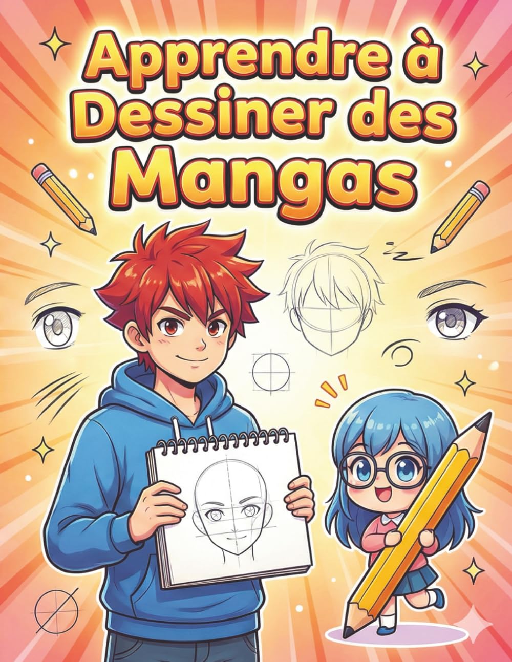 Apprendre à Dessiner des Mangas – Le Livre du Débutant: Apprenez à dessiner les mangas avec une méthode claire et progressive — parfait pour commencer — superbe cadeau pour les amoureux de manga.