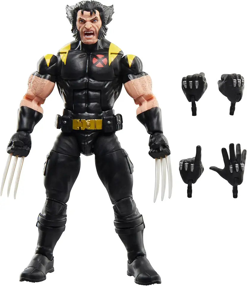 Marvel Legends Series Wolverine, X-Men Comics Collectible 6-Inch Scale Action Figure
