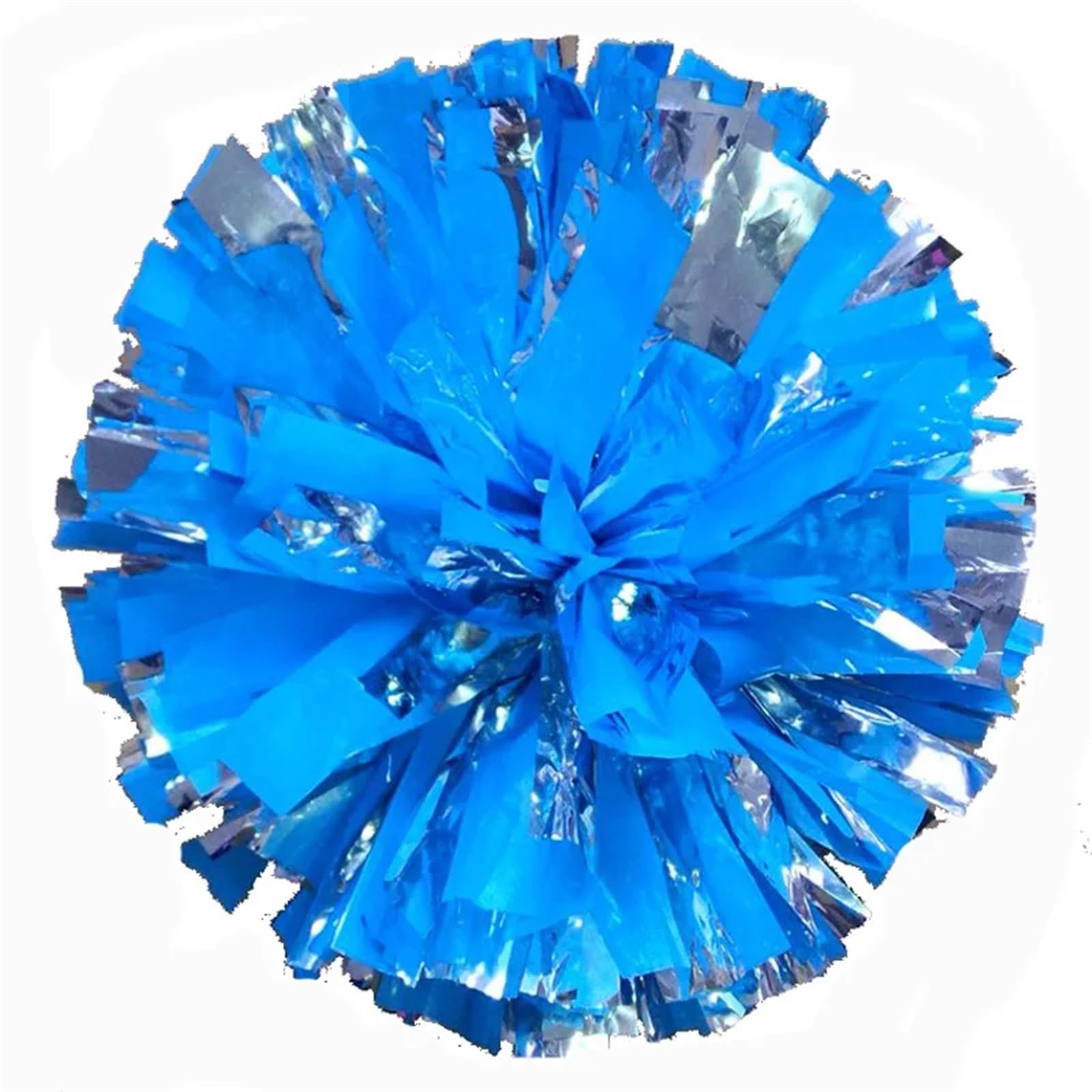 ZWCSHUU Cheerleader Pom Poms 2Pcs 32cm Cheerleader Pompon With Rings Handle Colourful Cheerleading Pom Poms For Dance Party Game Sport(Color9)
