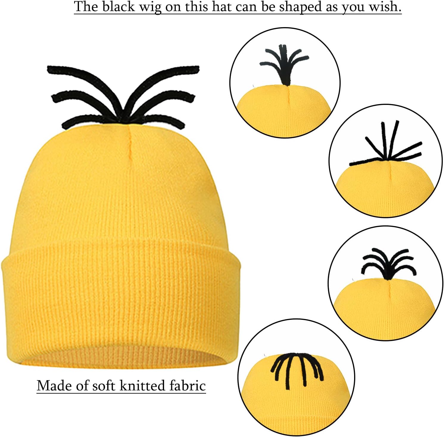 5PCS Womens Halloween Costume Adults Set,Goggles/Yellow Beanie/Sequins skirt/Suspenders/Gloves/Cosplay Accessories